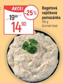 Bagetová vajíčková pomazánka