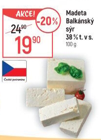 Balkánský sýr Madeta