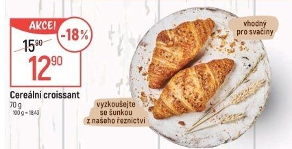 Croissant multicereální
