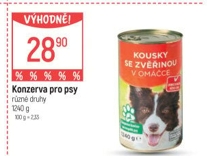 Konzerva pro psy Korrekt