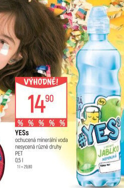 Ochucená voda dětská YESs