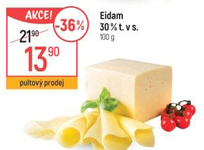 Sýr Eidam 30%