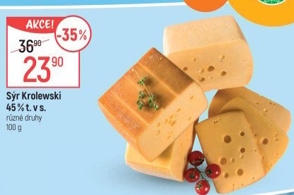 Sýr Krolewski 45% Milkpol