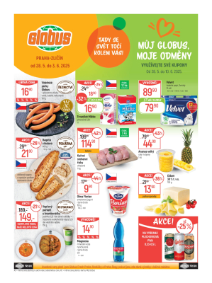 akční leták Globus 28.5.2025-3.6.2025