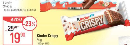 Dezert Crispy Kinder