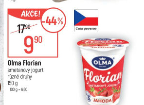 Jogurt smetanový Florian Olma