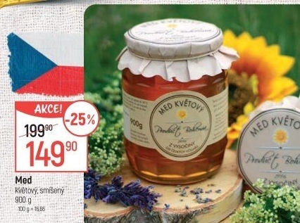 Med český květový smíšený Product Bohemia