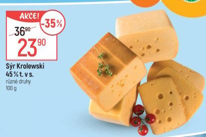 Sýr Krolewski 45% Milkpol