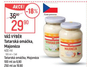 Tatarská omáčka Váš Výběr
