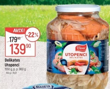 Utopenci delikates Viva