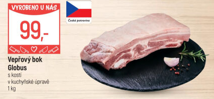 Vepřový bok s kostí Globus