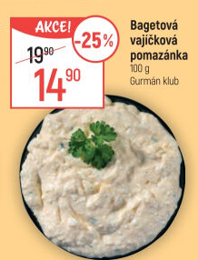 Bagetová vajíčková pomazánka