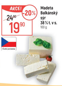 Balkánský sýr Madeta