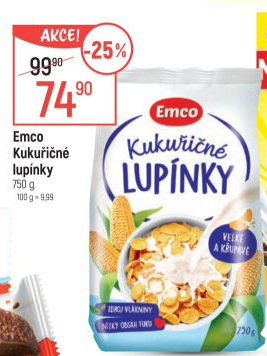 Lupínky kukuřičné Emco