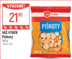 Piškoty Váš Výběr