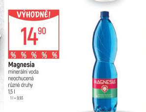 Přírodní voda Magnesia