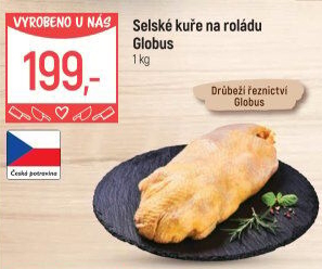 Selské kuře na roládu Globus