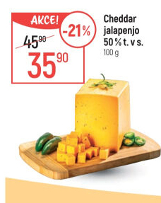 Sýr Cheddar s Jalapenjo