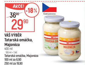 Tatarská omáčka Váš Výběr