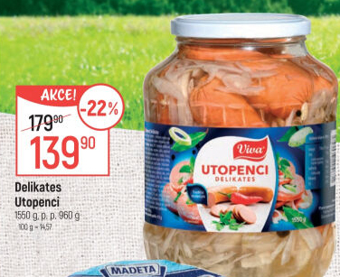 Utopenci delikates Viva
