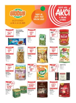 akční leták Globus 28.5.2025-3.6.2025