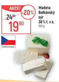 Balkánský sýr Madeta