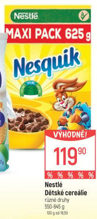 Cereálie Nesquik Nestlé
