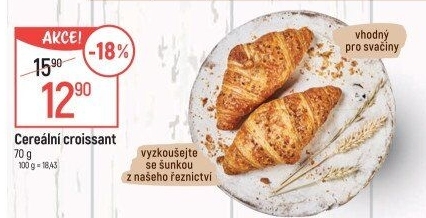 Croissant multicereální