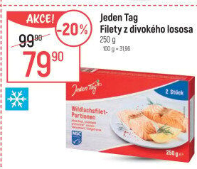 Divoký losos filety mražené Jeden Tag