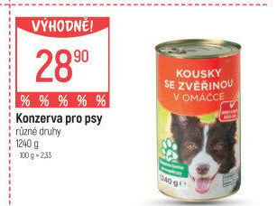 Konzerva pro psy Korrekt