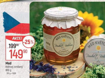 Med český květový smíšený Product Bohemia