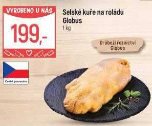 Selské kuře na roládu Globus