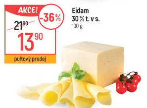 Sýr Eidam 30%