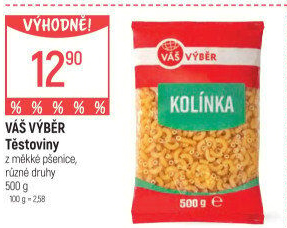 Těstoviny Váš Výběr