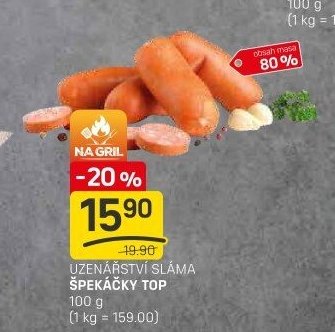 UZENÁŘSTVÍ SLÁMA ŠPEKÁČKY TOP