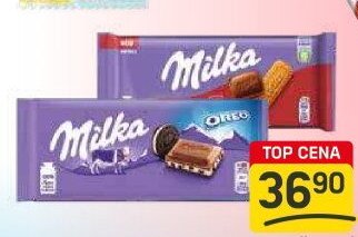 MILKA ČOKOLÁDA vybrané druhy