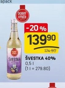 ŠVESTKA 40%