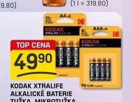KODAK XTRALIFE ALKALICKÉ BATERIE