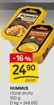Hummus Hedvábná Stezka