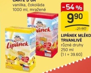 Nápoj mléko ochucené Lipánek Madeta
