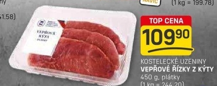 Řízky vepřové Kostelecké uzeniny