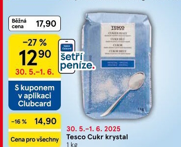Cukr krystal Tesco