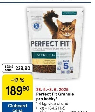 Granule pro kočky Perfect Fit