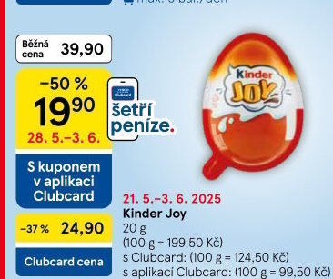 Kinder Joy s překvapením