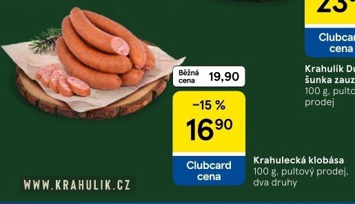 Krahulecká klobása Krahulík