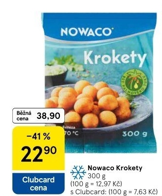 Krokety mražené Nowaco