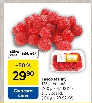 Maliny Tesco