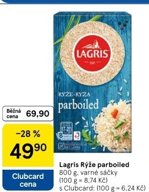 Rýže parboiled Lagris