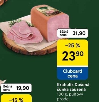 Šunka dušená zauzená Krahulík