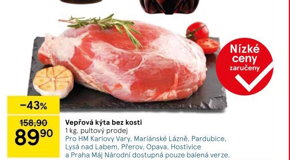 Vepřová kýta bez kosti